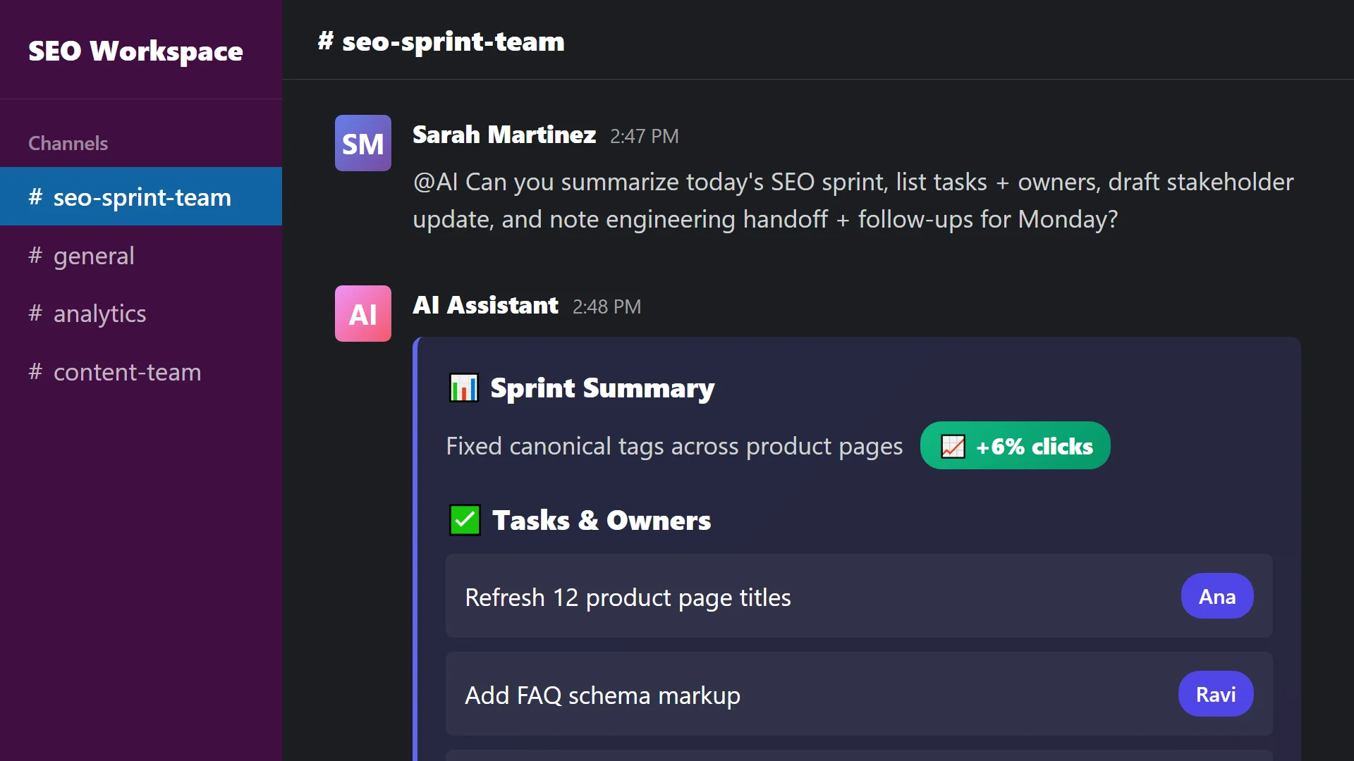 SEO-OS AI agent turns SEO insights into action